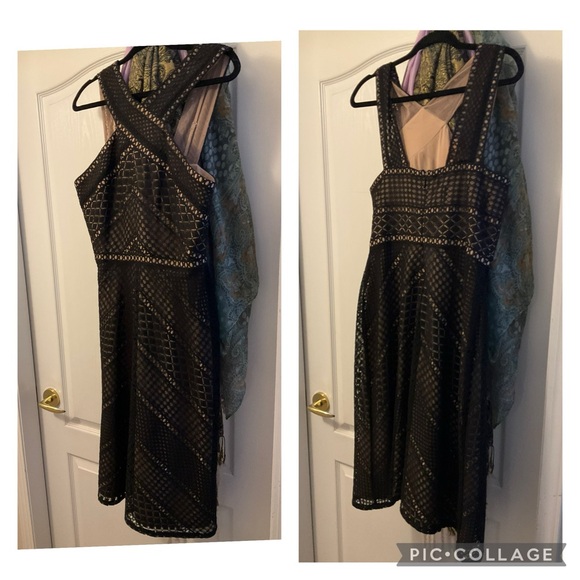 Stunning BCBG MaxAzria mid length black dress - Picture 3 of 7